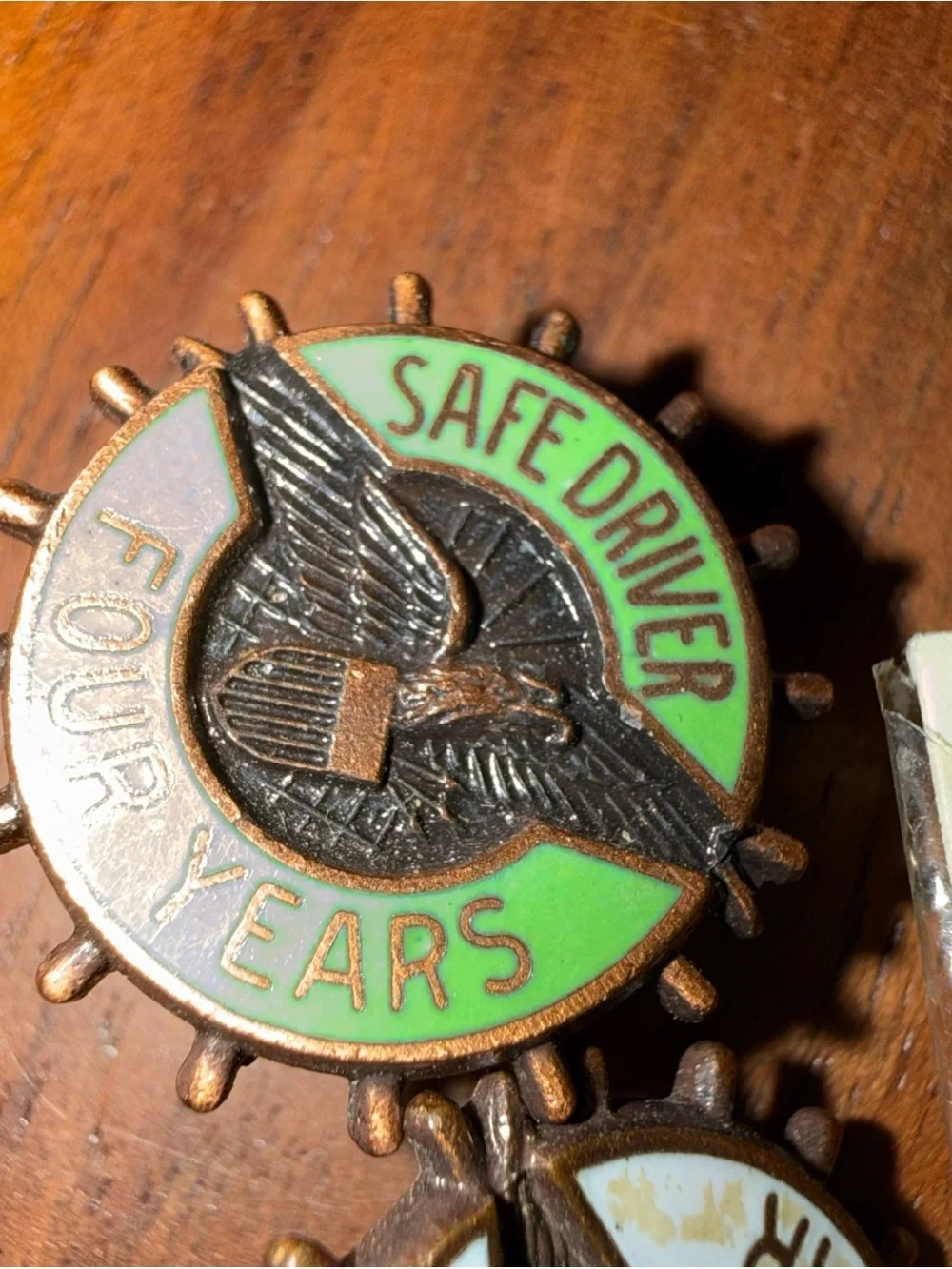 US Military 24th Signal Battalion Insignia-Voice of Victory & 3 Safe Driver Pins